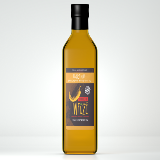 Aceite de oliva con infusión de ajo y jalapeño 250 ml (8,5 oz)