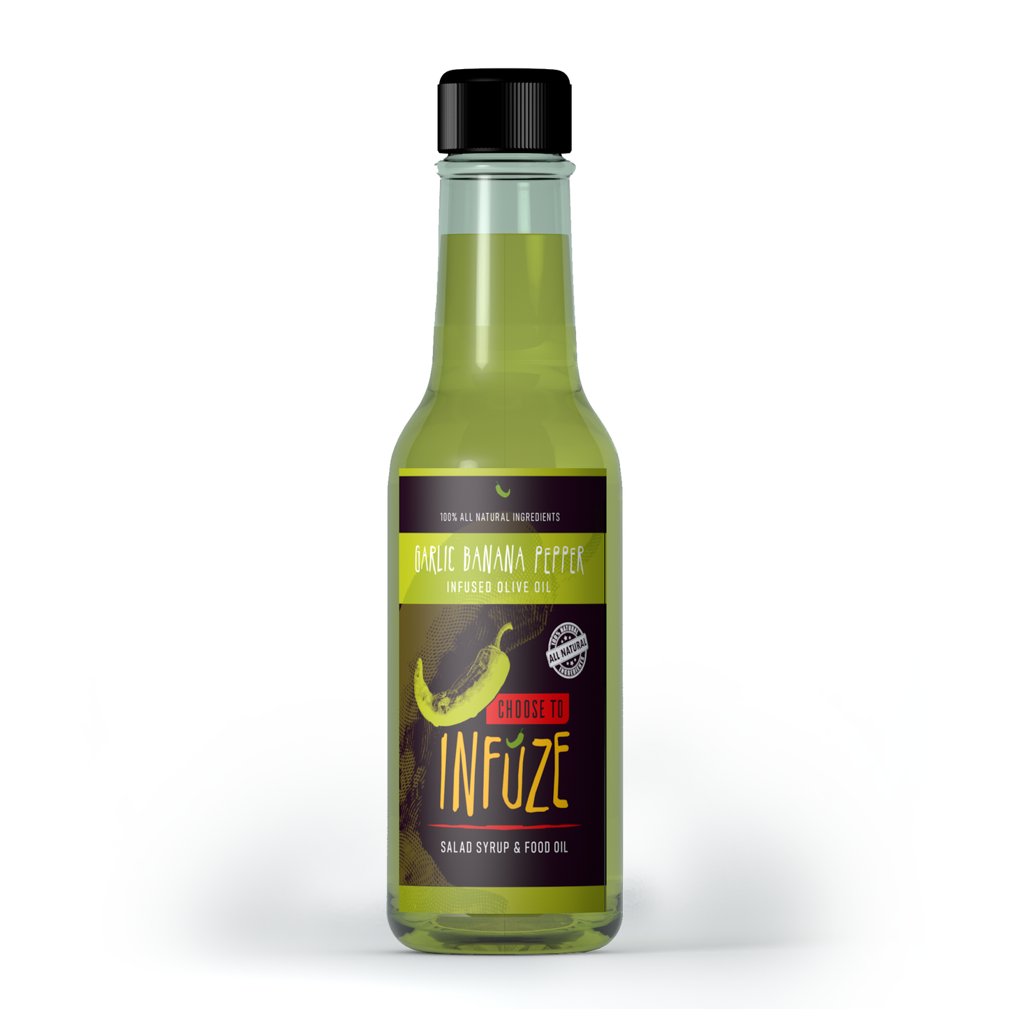 Huile d'olive infusée à l'ail, à la banane et au poivre 150 ml (5 oz)