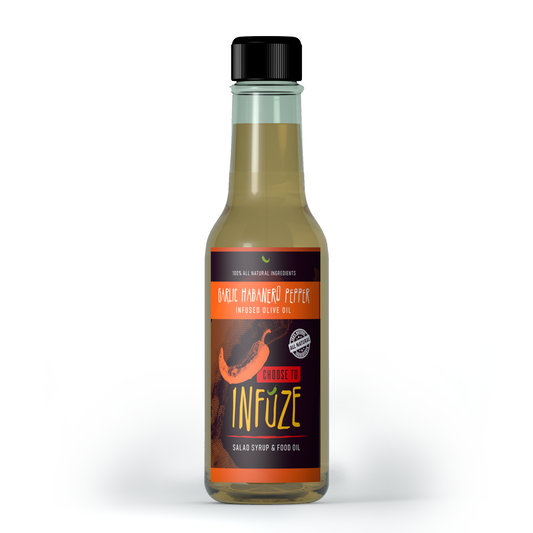 Aceite de oliva con infusión de ajo y habanero 150 ml (5 oz)