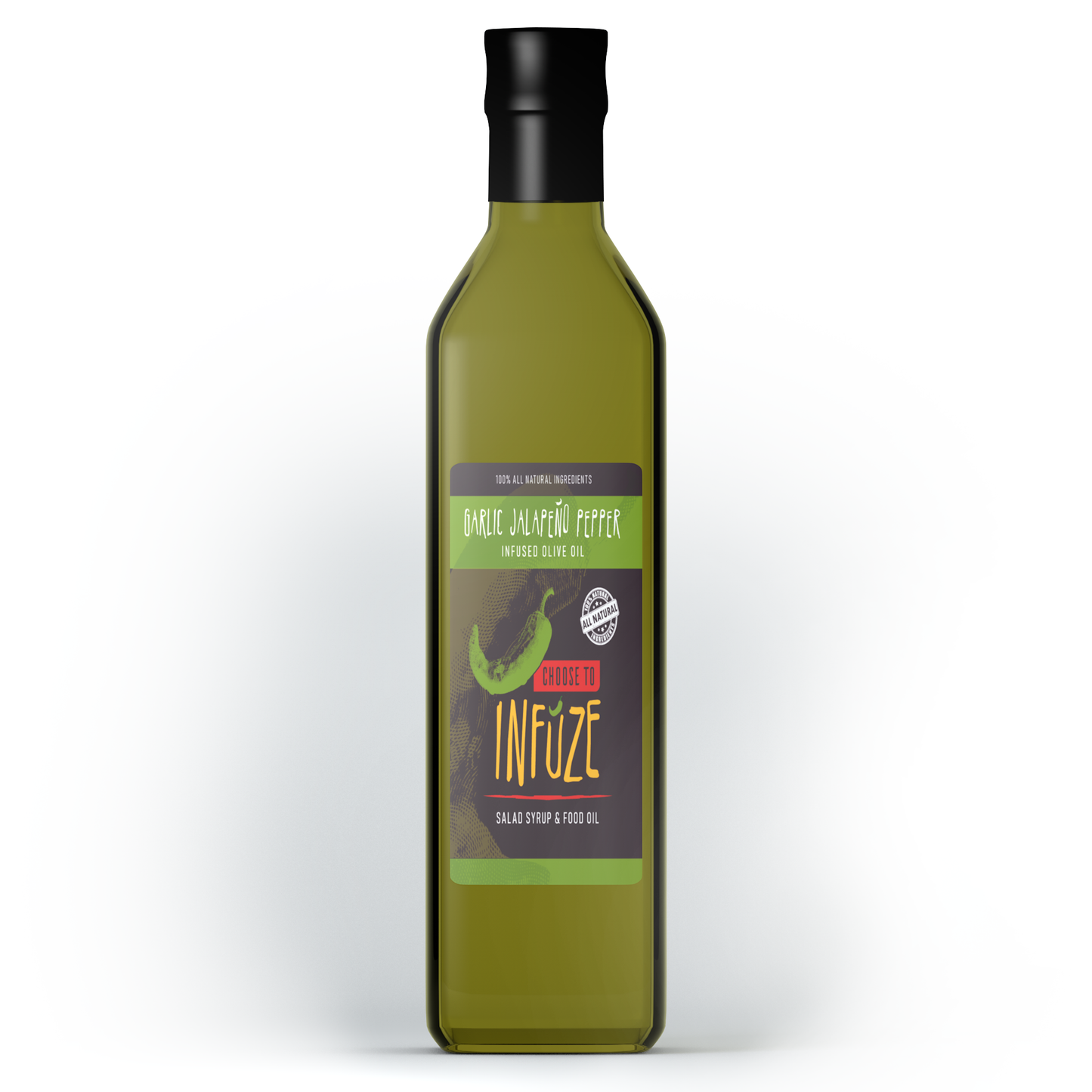 Garlic Jalapeño Infused Olive Oil 250 ml (8.5 oz)